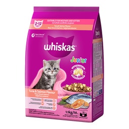 WHISKAS® Junior Rasa Tuna & Salmon image