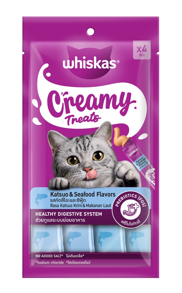 WHISKAS Sachet Creamy Treats - Katsuo & Seafood image 1