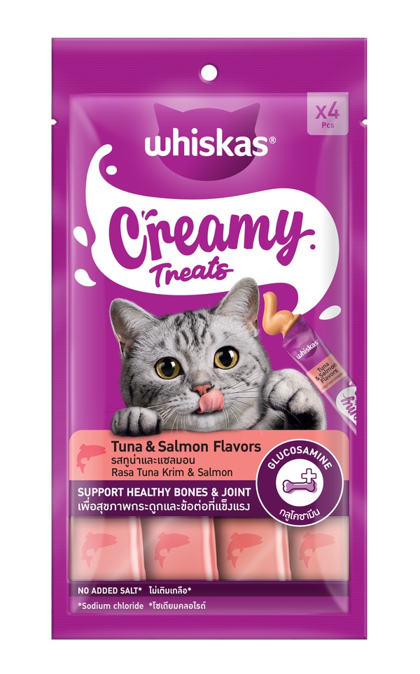 WHISKAS Sachet Creamy Treats - Tuna & Salmon image 1